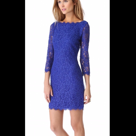 Diane von Furstenberg Lace Zarita Dress - Picture 4 of 7